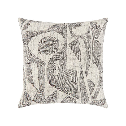 Elaine Smith Influence Ebony Outdoor Pillow 20" x 20"