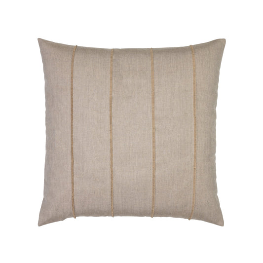 Elaine Smith Quadrille Sand Outdoor Pillow 20" x 20"