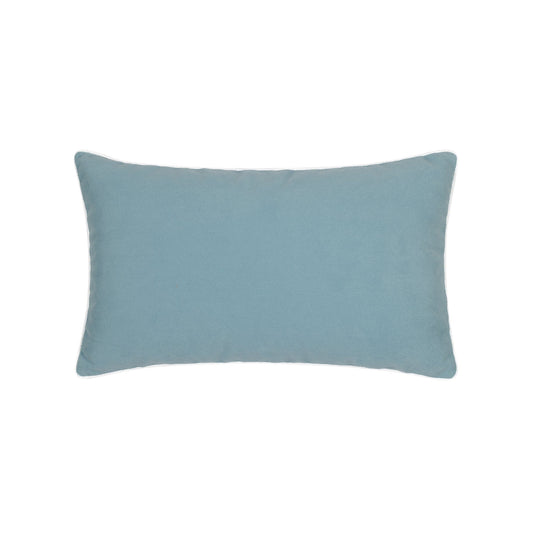 Elaine Smith Lush Velvet Tiffany, Corded Outdoor Pillow 12" x 20"