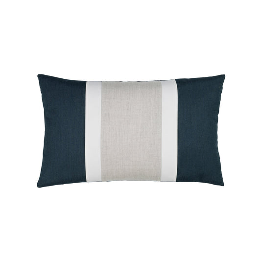 Elaine Smith Nevis Indigo Outdoor Pillow 12" x 20"