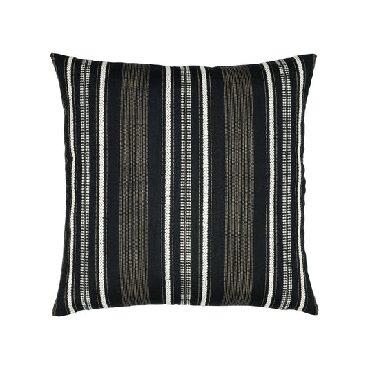 Elaine Smith Pathway Ebony Outdoor Pillow 20" x 20"