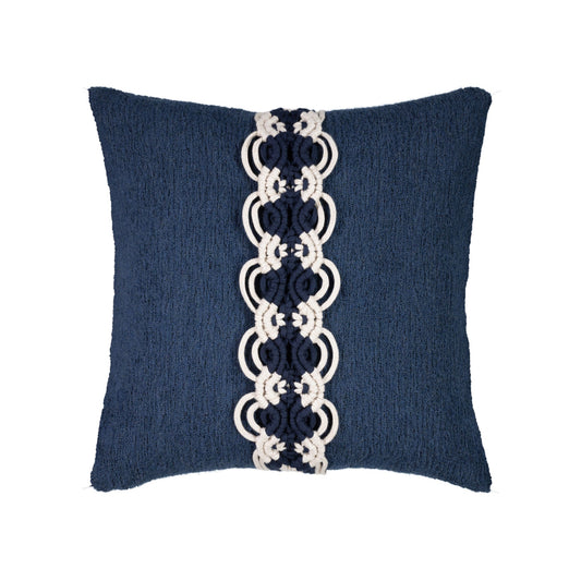 Elaine Smith Distinct Indigo Outdoor Pillow 20" x 20"