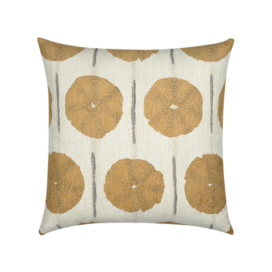 Elaine Smith Solstice Gold Outdoor Pillow 20" x 20"