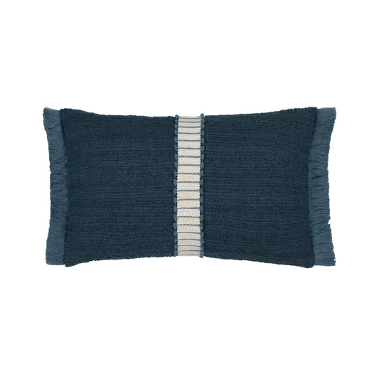 Elaine Smith Deluxe Indigo Outdoor Pillow 12" x 20"