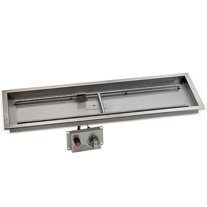 48" Stainless Steel Drop-in Fire Pit Pan Kit
