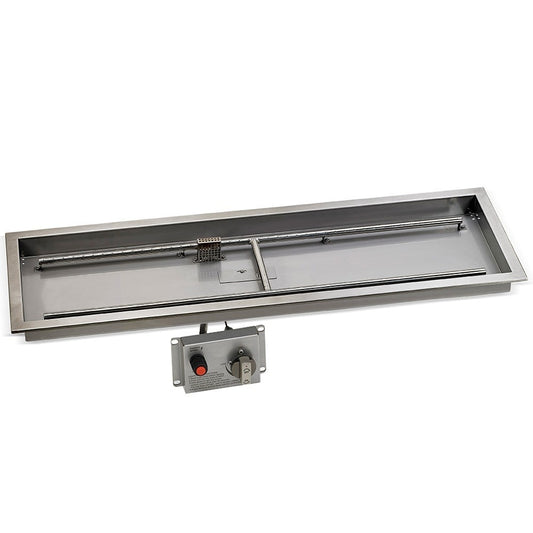 48" Stainless Steel Drop-in Fire Pit Pan Kit