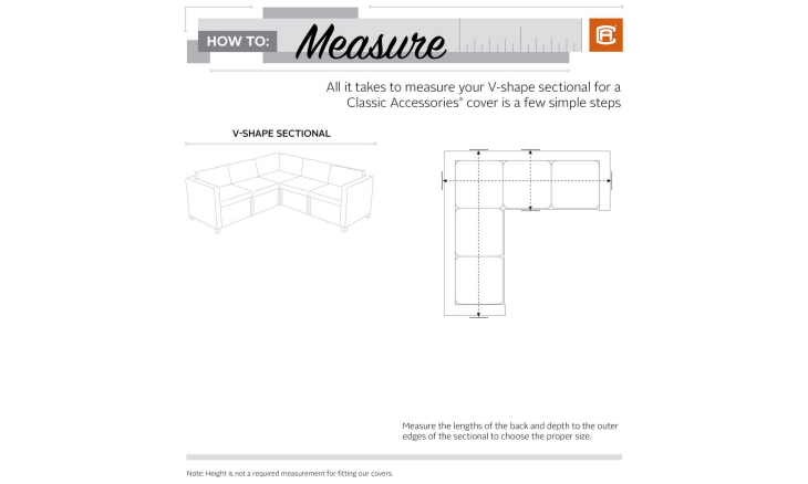 V Shaped Patio Sectional Outdoor Cover