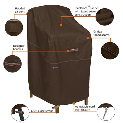 Bar Height Chair Rain Proof Outdoor Cover