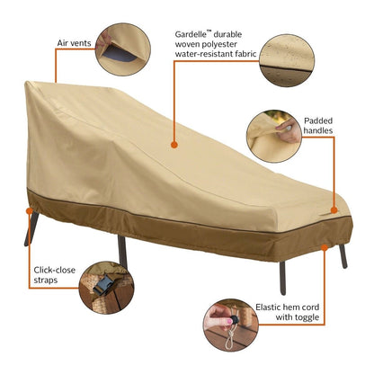 Outdoor Adjustable Chaise Lounge Cover