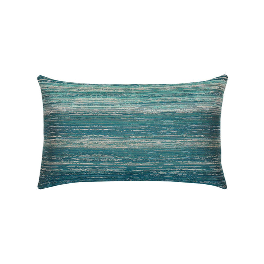 Elaine Smith Textured Lagoon Outdoor Pillow 12" x 20"