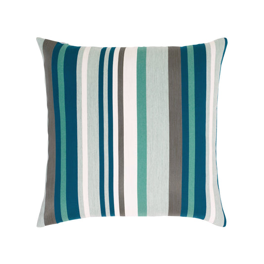 Elaine Smith Lagoon Stripe Outdoor Pillow 20" x 20"
