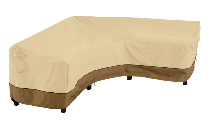 V Shaped Patio Sectional Outdoor Cover