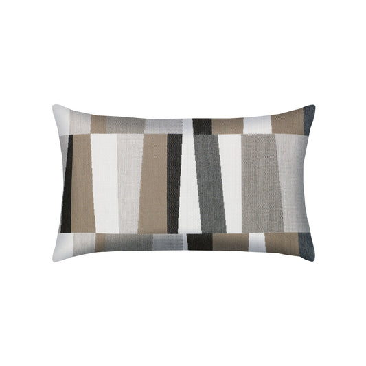 Elaine Smith Strata Grigio Outdoor Pillow 12" x 20"