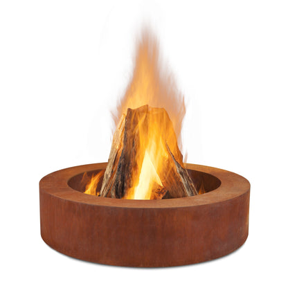 Real Flame Orbea Corten Fire Pit