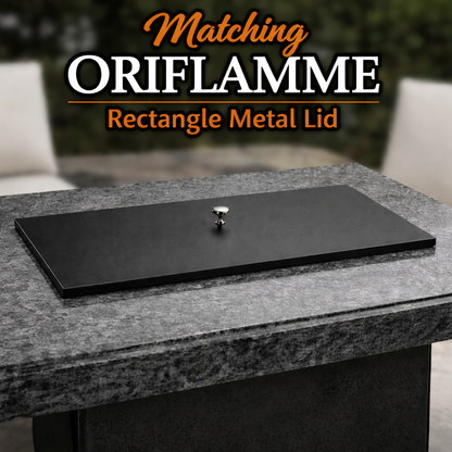 Oriflamme Mediterranean Rectangle Gas Fire Table