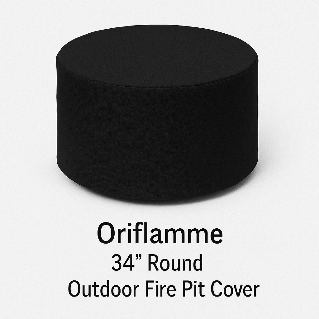 Oriflamme Gas Fire Pit Table Protective Cover Round - 32",34", 42", 45," 48", 58" Rect