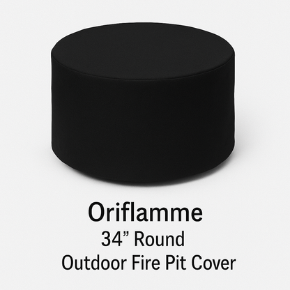 Oriflamme Gas Fire Pit Table Protective Cover Round - 32",34", 42", 45," 48", 58" Rect