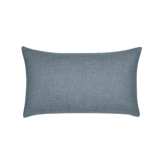 Elaine Smith Solid Denim Outdoor Pillow 12" x 20"