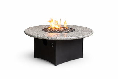 Oriflamme Gas Fire Pit Table Optima Giallo Santo