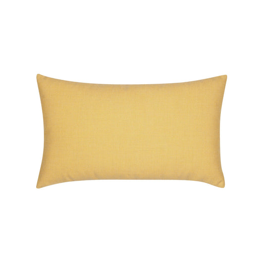 Elaine Smith Solid Lemon Outdoor Pillow 12" x 20"