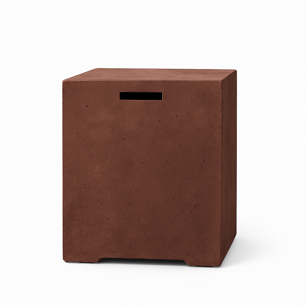 Square Concrete Propane Tank Enclosure - Thumbnail 2