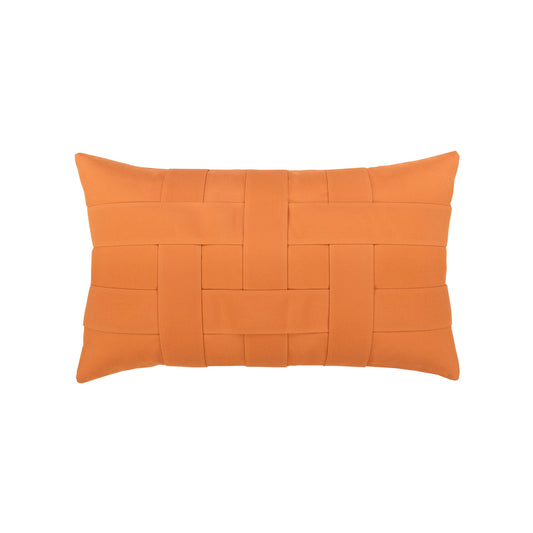 Elaine Smith Basketweave Tuscan Outdoor Pillow 12" x 20"