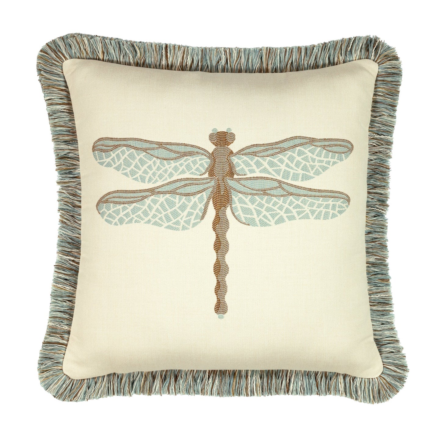 Elaine Smith Dragonfly Spa Outdoor Pillow 20" x 20"