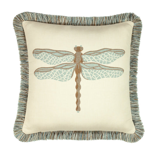 Elaine Smith Dragonfly Spa Outdoor Pillow 20" x 20"