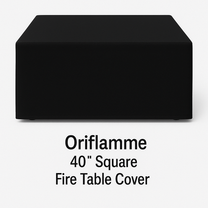 Oriflamme Gas Fire Pit Table Protective Cover Round - 32",34", 42", 45," 48", 58" Rect