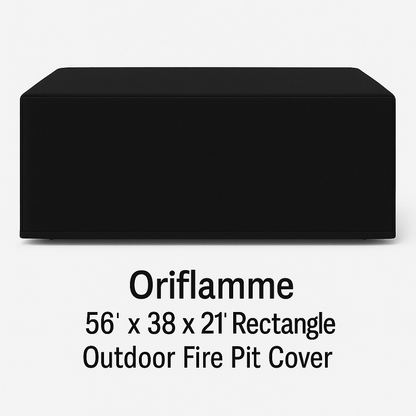 Oriflamme Gas Fire Pit Table Protective Cover Round - 32",34", 42", 45," 48", 58" Rect