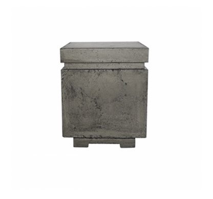Propane enclosure side table