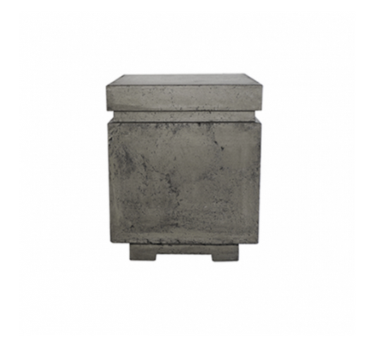 Propane enclosure side table