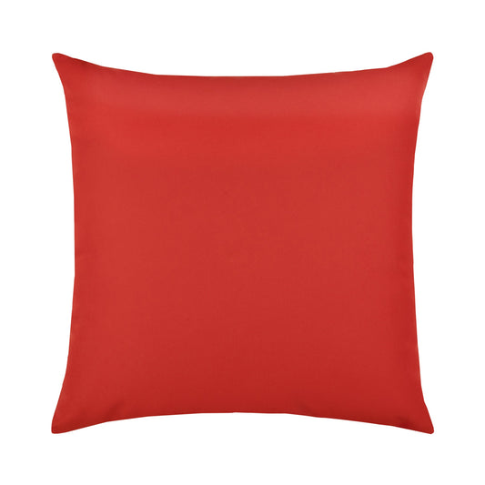 Elaine Smith Canvas Logo Red* Outdoor Pillow 22" x 22"