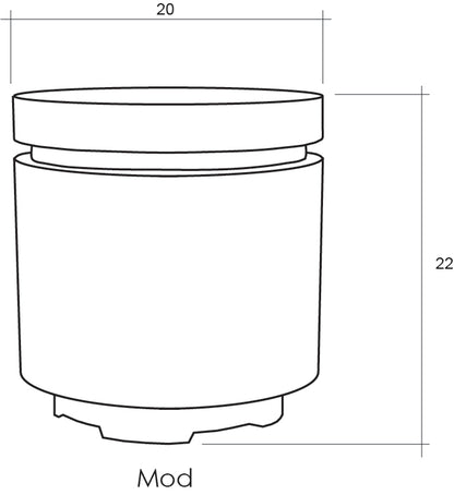 Round Concrete Propane Tank Enclosure