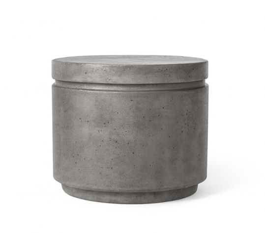 Round Concrete Propane Tank Enclosure
