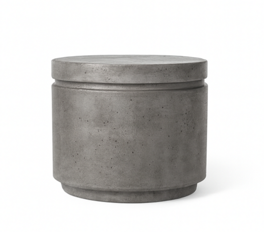 Round Concrete Propane Tank Enclosure