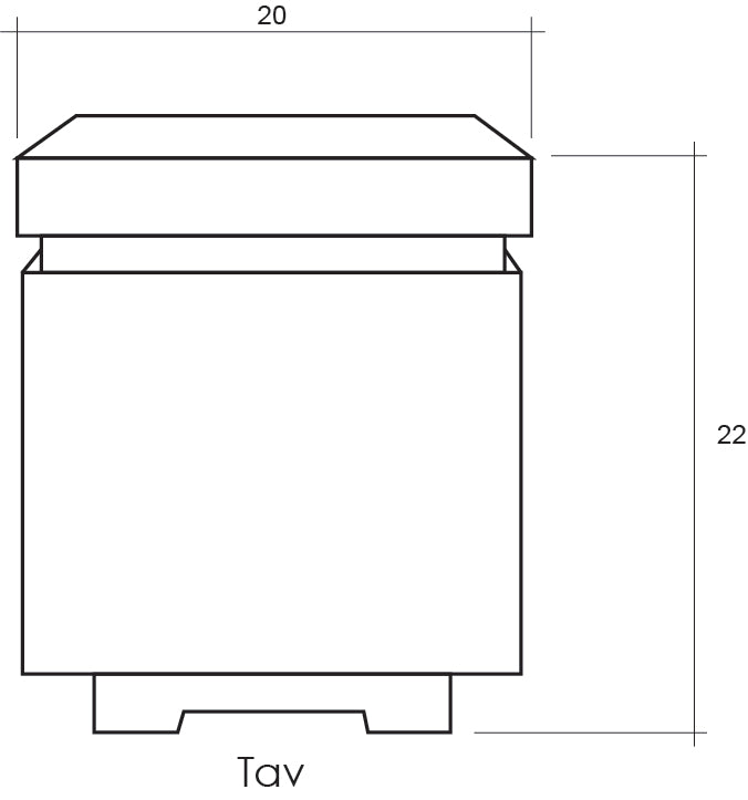 Square Concrete Propane Tank Enclosure