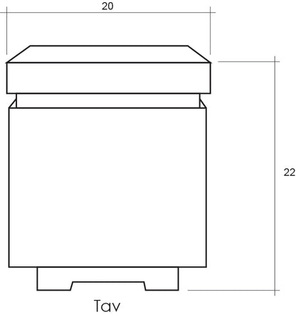Square Concrete Propane Tank Enclosure