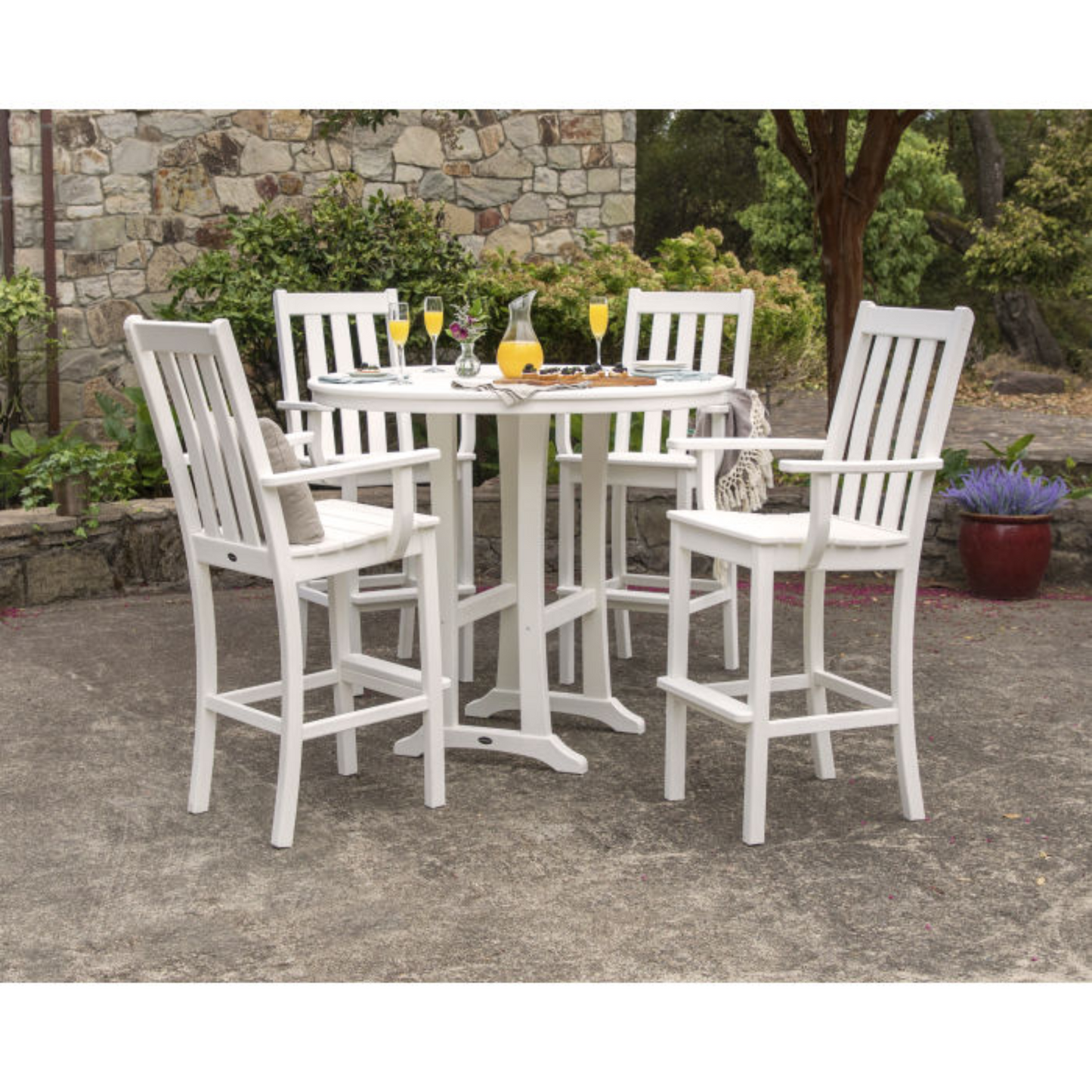 Polywood Vineyard Bar Arm Chair