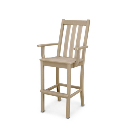Polywood Vineyard Bar Arm Chair
