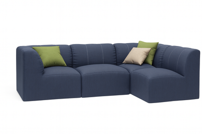 Modular Outdoor Washable 4-Seater Corner Sectional