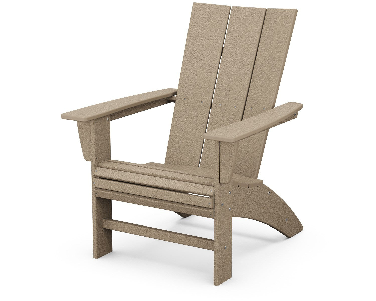 POLYWOOD Modern Curveback Adirondack Chair – All Backyard Fun