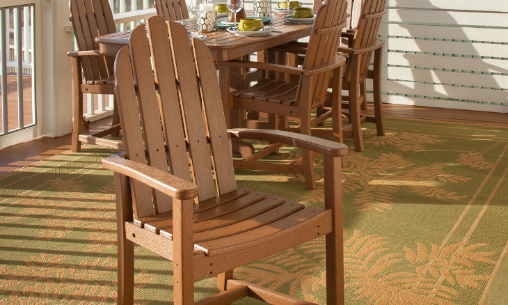 POLYWOOD Classic Adirondack Dining Chair