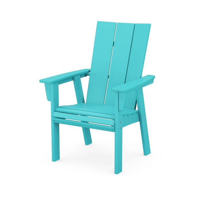 Polywood Modern Curveback Adirondack Dining Chair