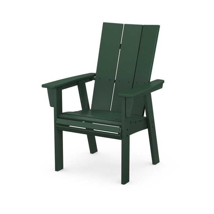 Polywood Modern Curveback Adirondack Dining Chair