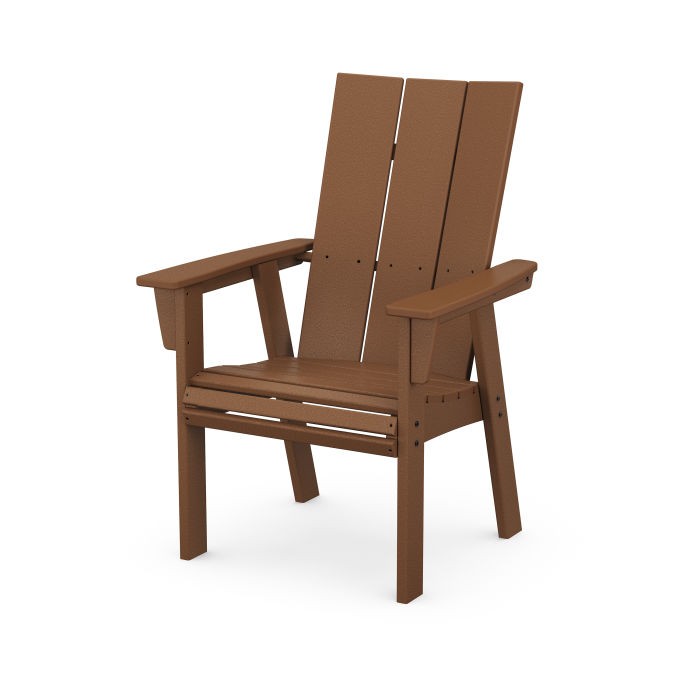 Polywood Modern Curveback Adirondack Dining Chair