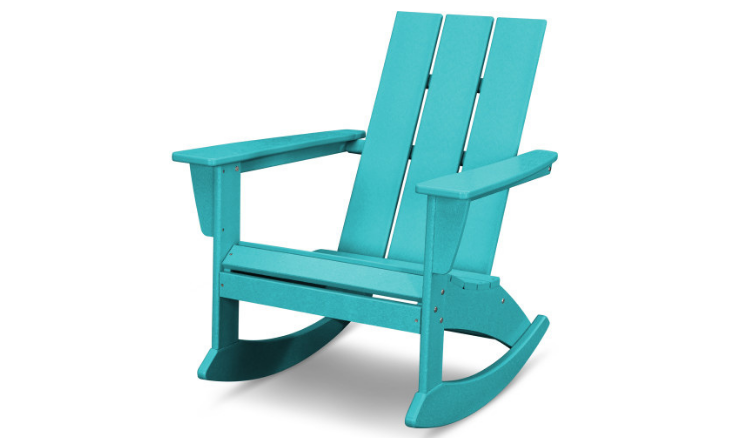 POLYWOOD Modern Adirondack Rocking Chair
