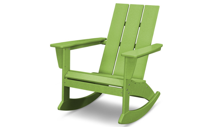 POLYWOOD Modern Adirondack Rocking Chair