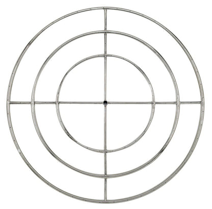 48" Triple Ring Fire Pit Burner