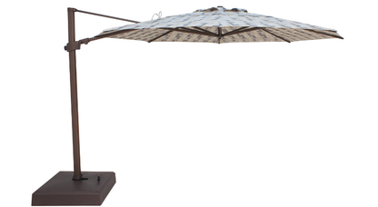 11' Cantilever Outdoor Umbrella with Double Wind Vents – All Backyard Fun